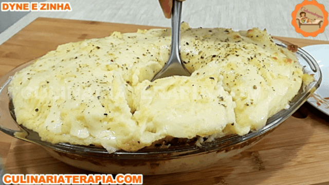 Escondidinho no Purê de Batata