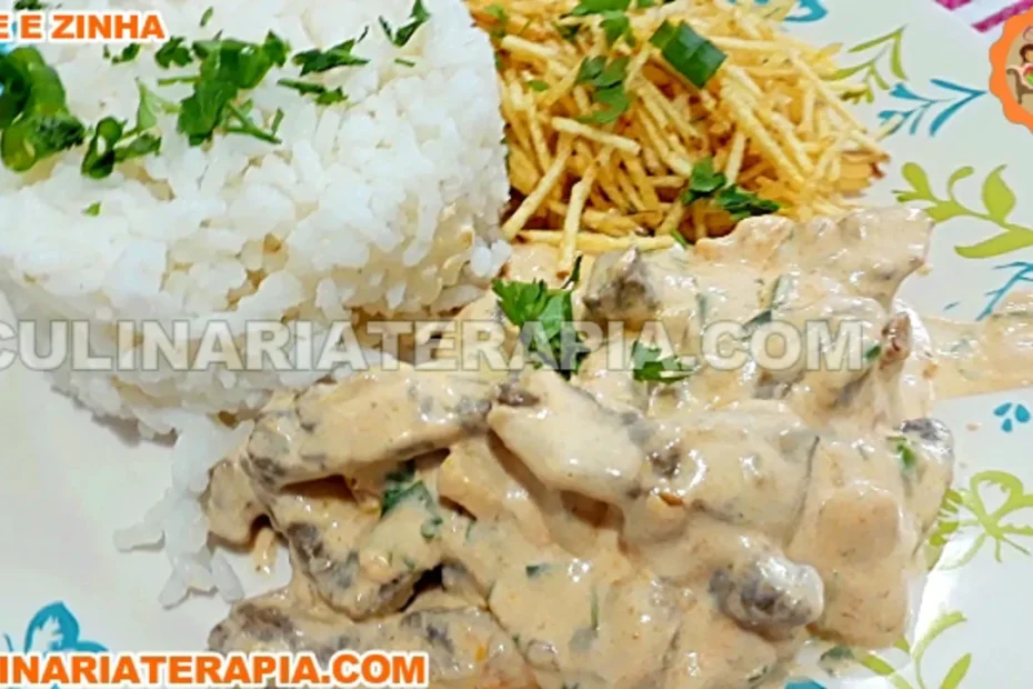 Strogonoff de Carne Cremoso e Super Temperado