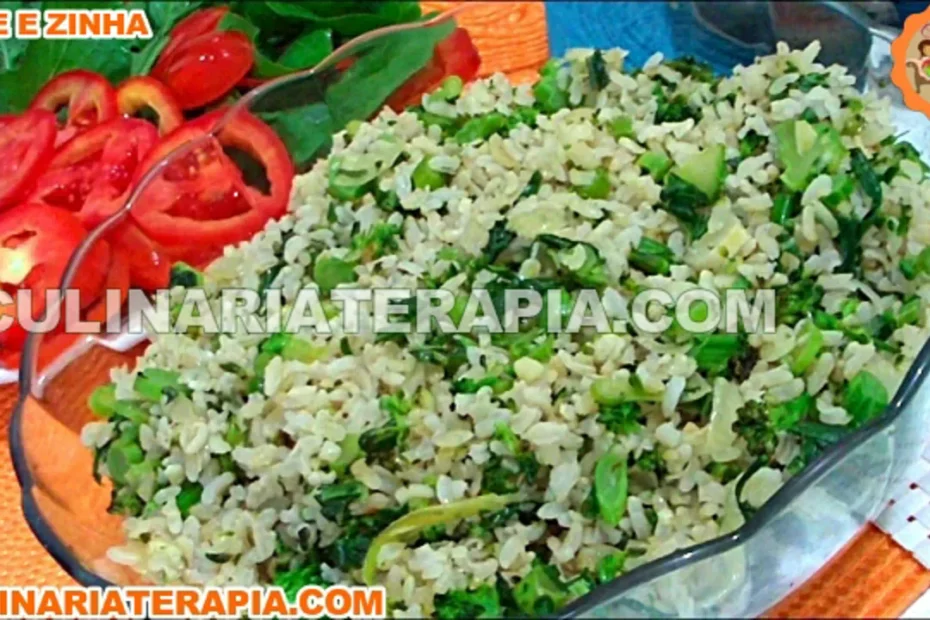 Arroz Integral com Brócolis