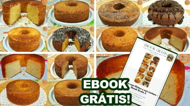 12 Bolos sem Gluten e Sem Lactose Ebook Gratis 2