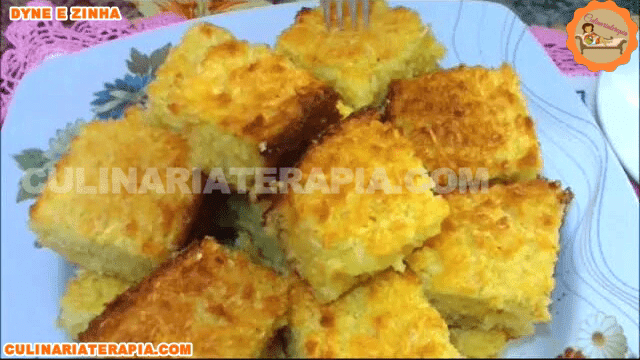 Bolo de Macaxeira Aipim ou Mandioca