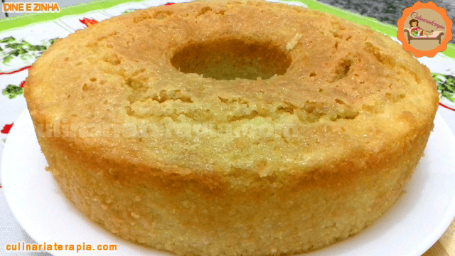 Bolo de Arroz Integral sem Leite