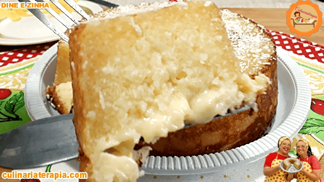 Bolo Assado Cremoso de Tapioca Granulada