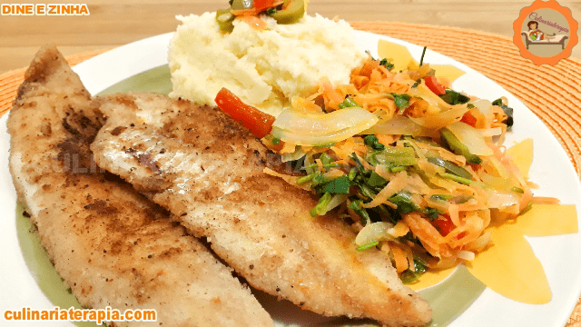 Refeição com Filé de Peixe Sequinho