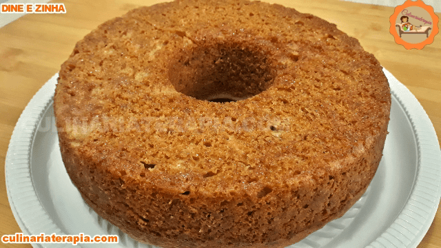 Bolo de Banana Sem Leite Sem Ovos e Sem Manteiga