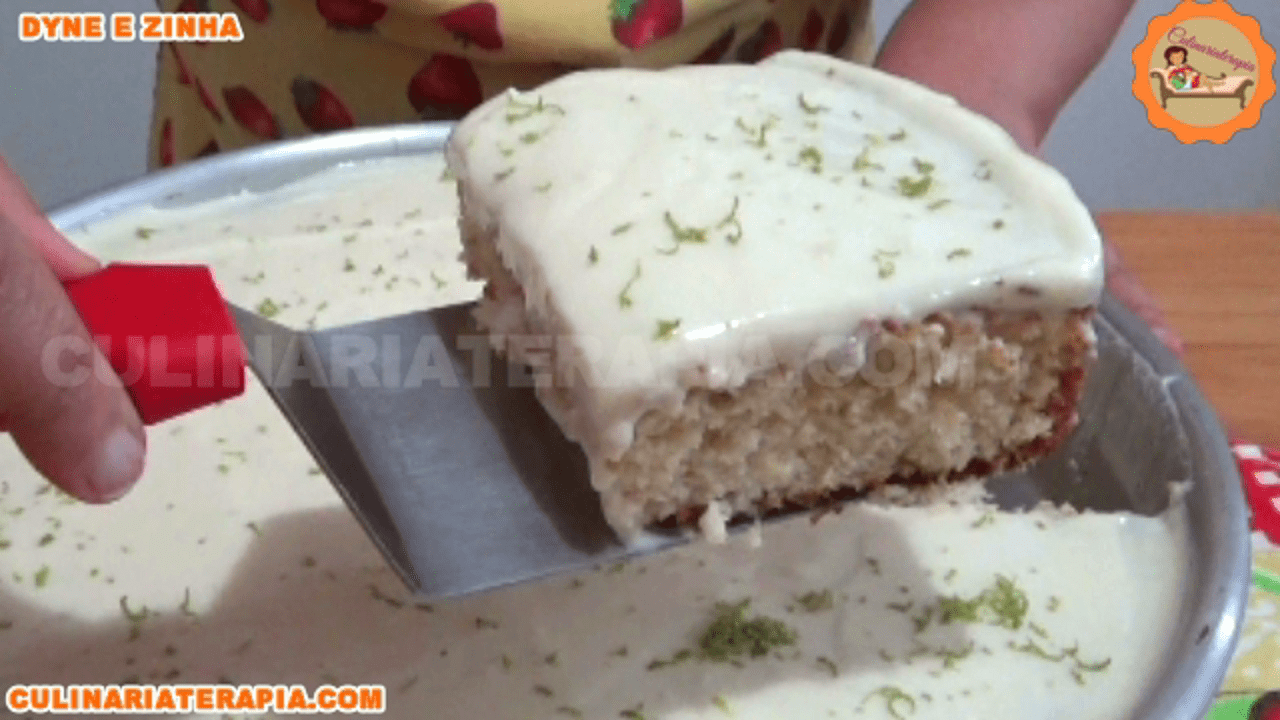 Bolo Fofinho Mousse de Limão
