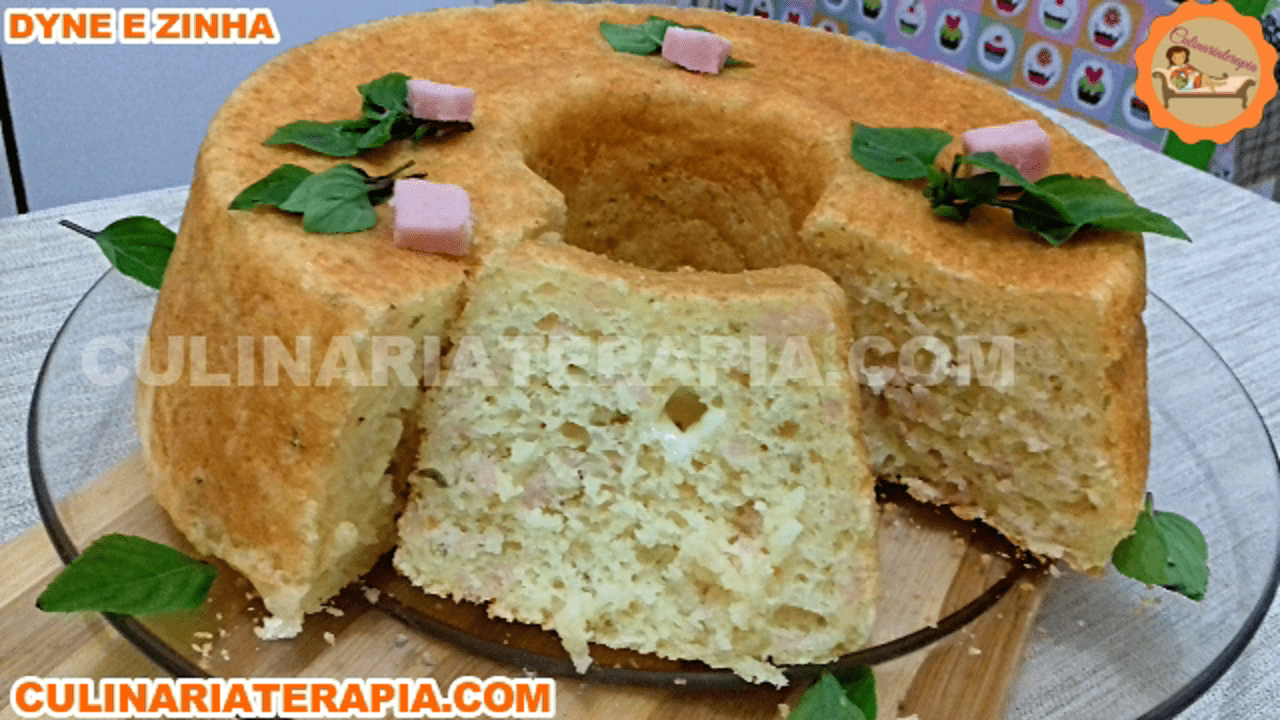Bolo Pão de Queijo Sabor Pizza