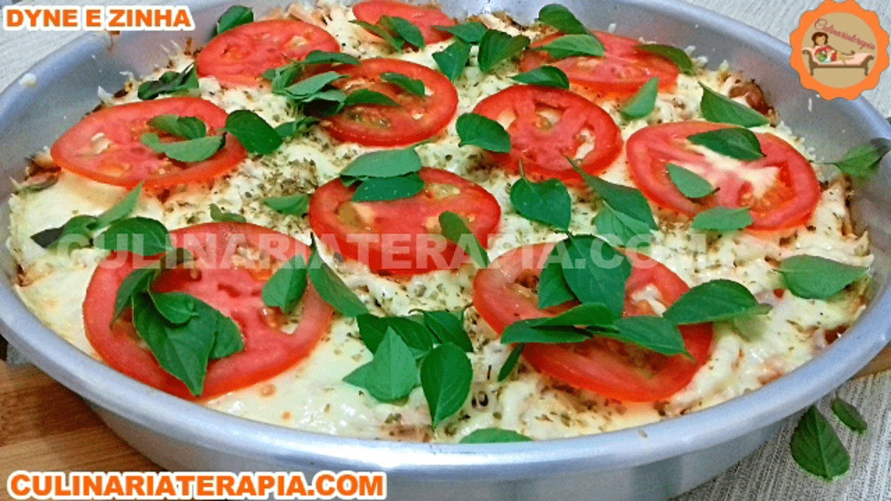 Pizza Fácil e Rápida de Liquidificador
