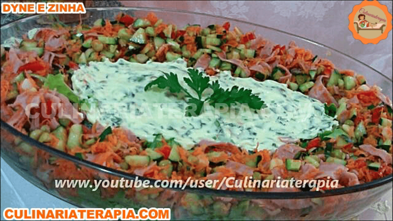 Salada de Maionese Legumes e Alface