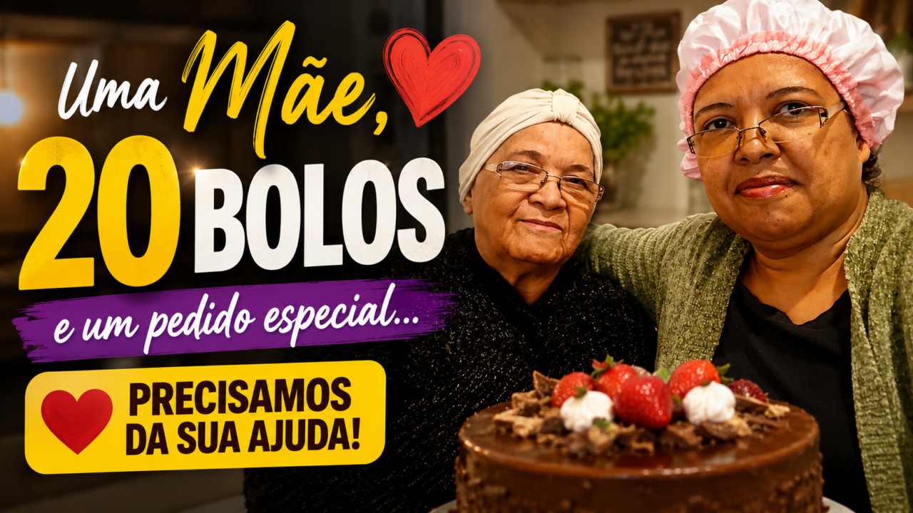 Uma Mãe, 20 Bolos Inéditos e um Pedido Especial…