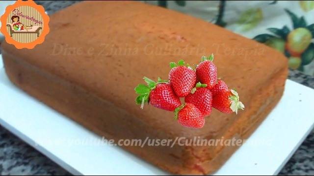 Pão de Ló Sabor Morango