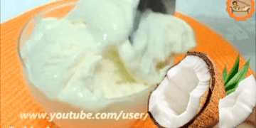 SORVETE CREMOSO DE COCO