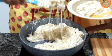 Macarrão Cremoso ao Molho de Queijos