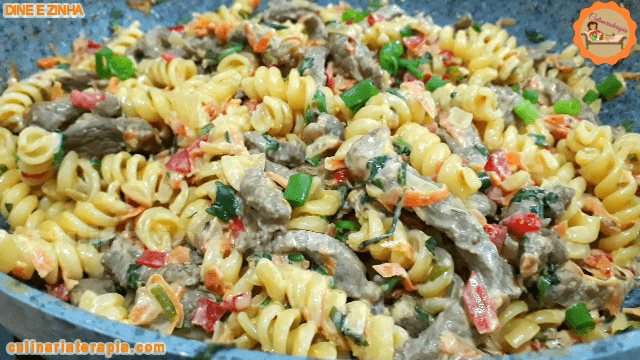 Macarrão à Jardineira com Carne