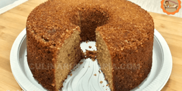 Bolo de Flocão de Milho Sem Açúcar Sem Trigo e Sem Leite