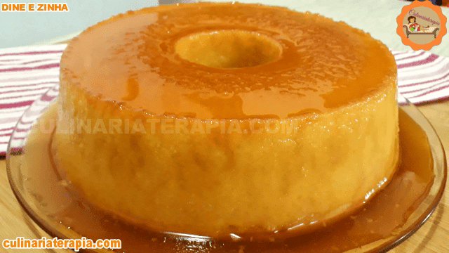Pudim de Tapioca com Calda Dourada
