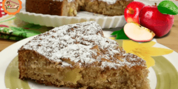 Bolo de Maçã e Canela