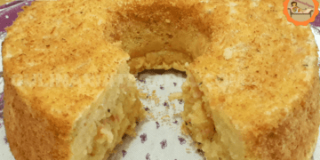 Bolo Pão de Queijo com Mussarela e Presunto