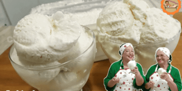 Sorvete Caseiro de Coco Natural