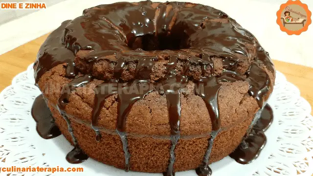 Bolo de Chocolate Sem Trigo e Sem Leite