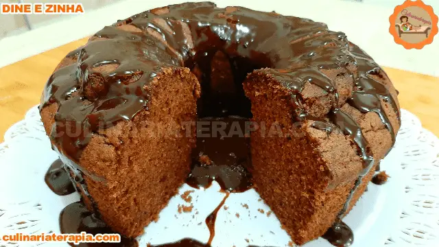 Bolo de chocolate sem trigo e sem leite