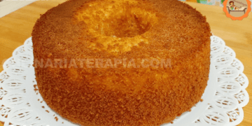 Bolo Fofinho de Coco Sem trigo e Sem Leite