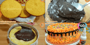 Bolo de Cenoura Decorado para Festa