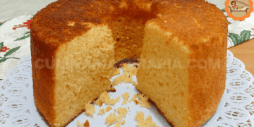 Bolo de fubá incrível de fofinho