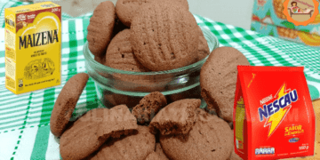 Biscoitinhos Sequilhos de Maizena e Nescau