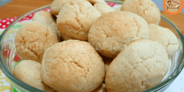 Biscoitinhos Caseiros Amanteigados de Baunilha