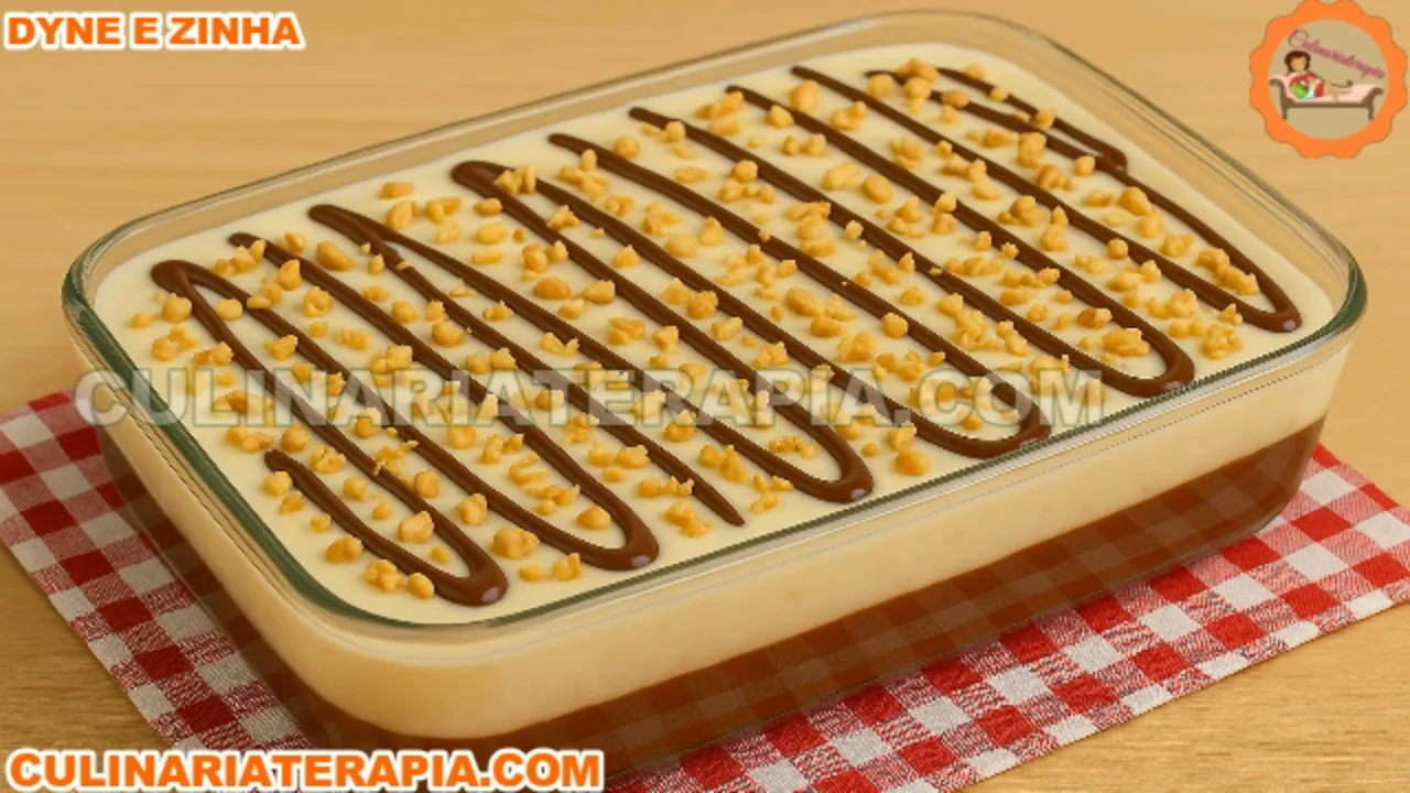 Pavê de Amendoim com Chocolate