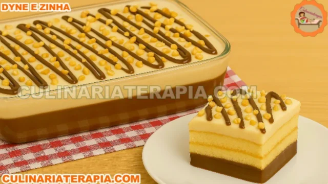 Pavê de Amendoim com Chocolate