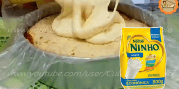 Recheio de Leite Ninho para Bolos e Cupcakes