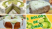 3 Receitas para Fazer Bolo de Limão