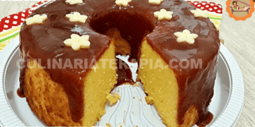 Bolo de Flocão de Milho Sem Açúcar Sem Trigo e Sem Leite