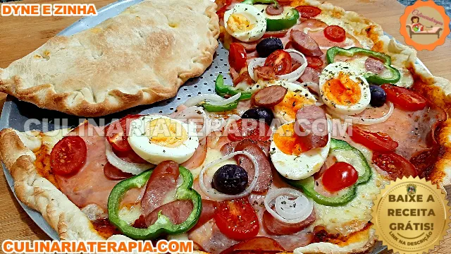 Massa profissional para pizzas e calzones