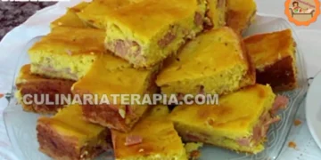 Tortinha Cremosa de Milho com Presunto