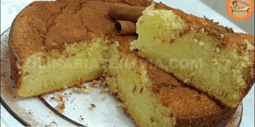 Bolo Fofura Cremosa de Fubá