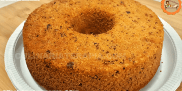 Bolo Salgado de Batata Doce Aveia e Flocão de Milho com Carne Moída