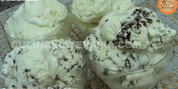 Sorvete Caseiro de Chocolate Branco