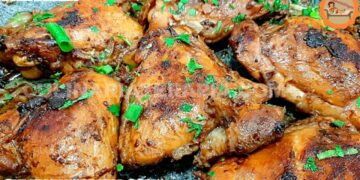 Frango Caseiro Dourado de Panela