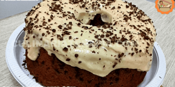 Bolo de Flocão de Milho Sem Açúcar Sem Trigo e Sem Leite