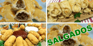 Pastel de Forno, Beliscão Salgado e Croquete de Milho