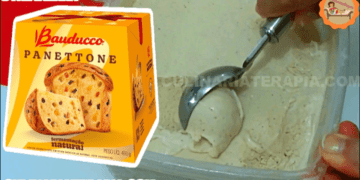 Sorvete de Panetone de 3 Ingredientes