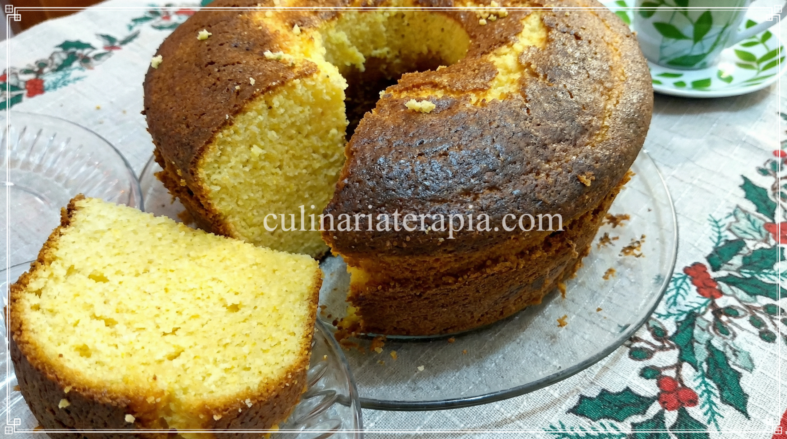 Bolo de Fubá Tradicional
