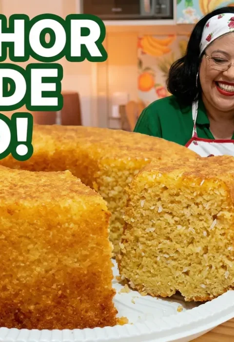 Bolo Flocão de Milho Bolo Flocão de Milho