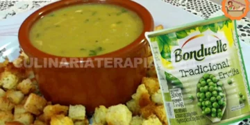 Sopa Creme de Batata com Frango e Alho Poró