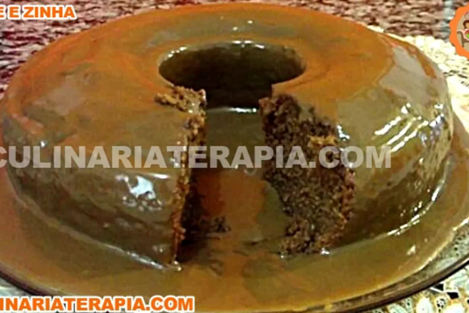 Bolo Fofinho de Café com Leite com Cobertura