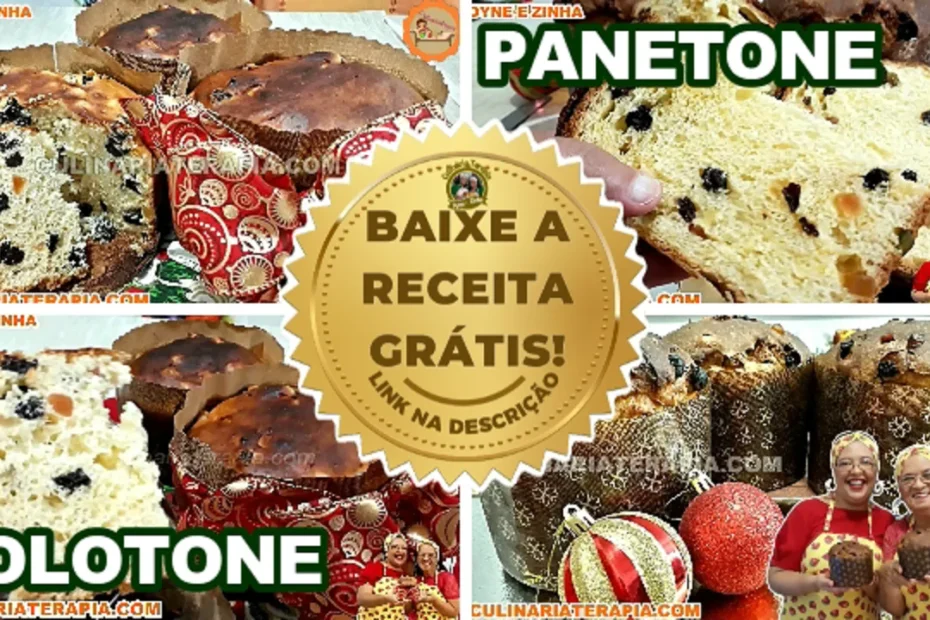 Bolotone e Panetone Fofinhos para o Natal