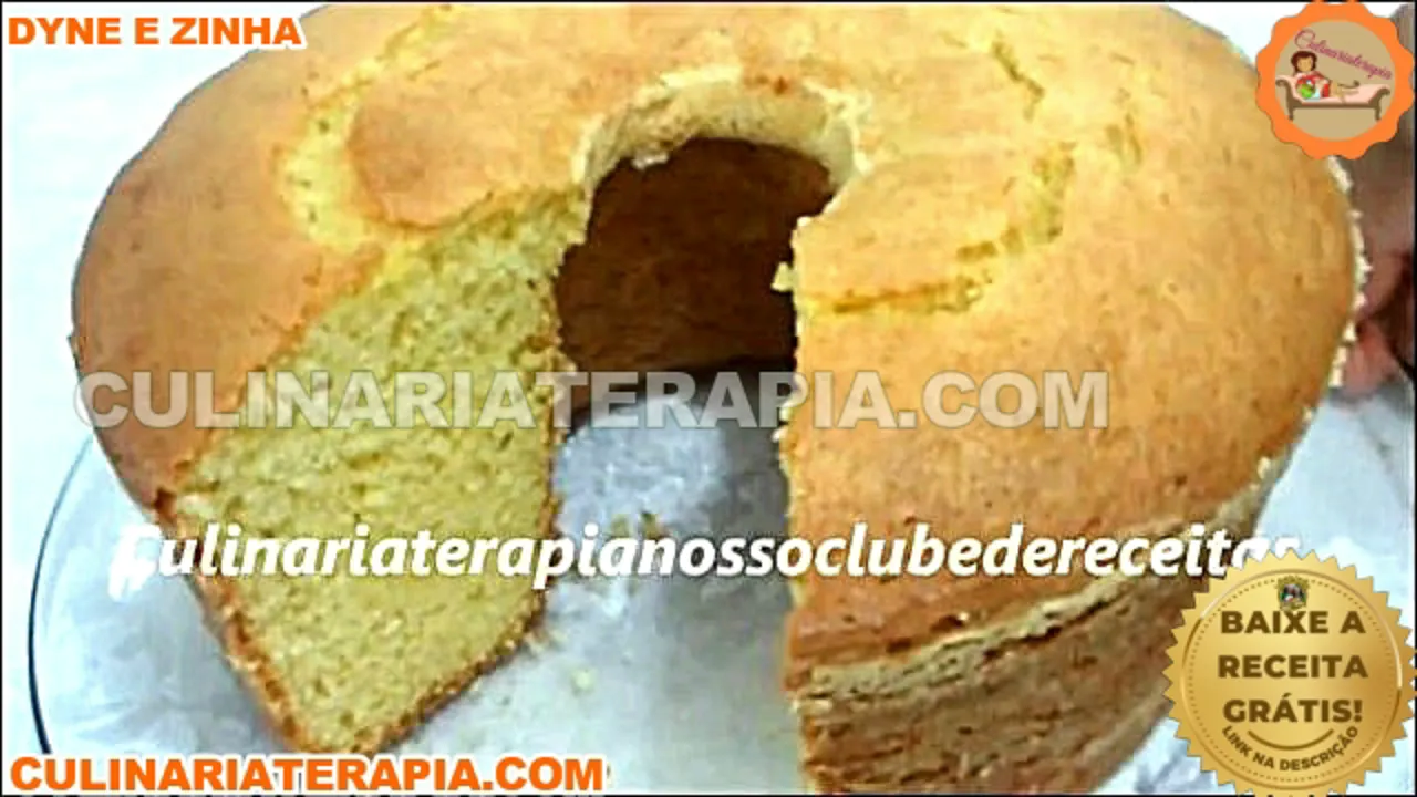 Bolo de Laranja com Casca e Tudo Super Fofinho